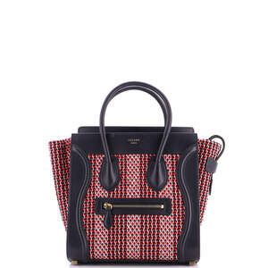 Celine Luggage Bag Tweed Micro #220357C11B